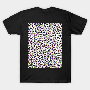 Multi Colored Leopard Spots T-Shirt